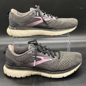 Brooks Transmit 3 Black Pink Running Shoes Women's Size 10 GUC Lightweight